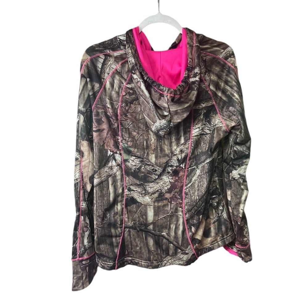 Mossy‎ Oak 1/4 Zip Pullover Shirt Womens Size Large  Camo Print Hunter